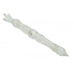 Clear Quartz Gemstone Angel Carved Healing Wand